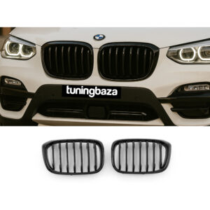 Nerki atrapa grill X3 G01 BMW CZARNY POŁYSK 1 ŻEBRO 2018-ON PRE-LCI