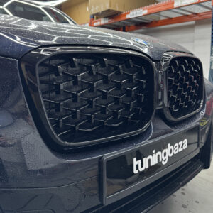 Nerki atrapa grill G01/G02 BMW BLACK DIAMOND + CZARNA RAMKA LCI X3/X4 2021–ON - obrazek 4