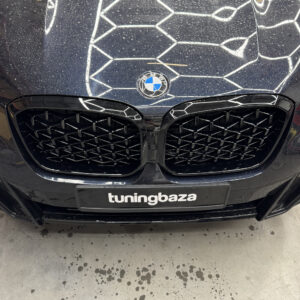 Nerki atrapa grill G01/G02 BMW BLACK DIAMOND + CZARNA RAMKA LCI X3/X4 2021–ON - obrazek 5