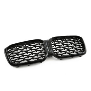 Nerki atrapa grill G01/G02 BMW BLACK DIAMOND + CZARNA RAMKA LCI X3/X4 2021–ON - obrazek 7
