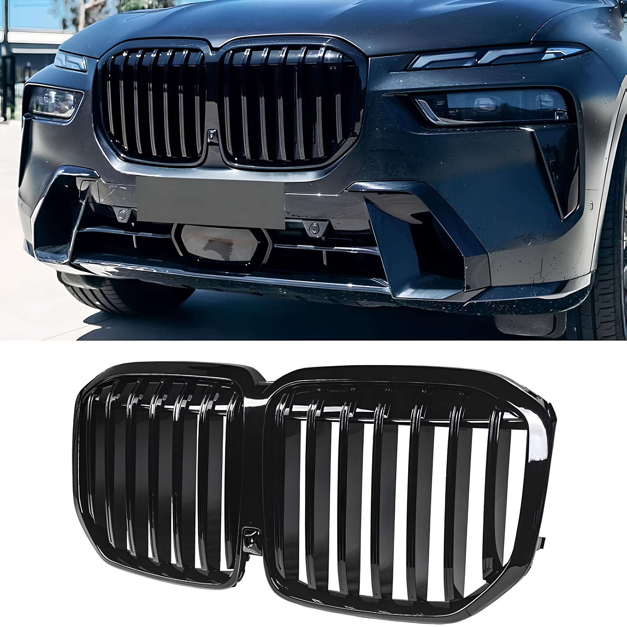 Atrapa Nerki Grill G07 BMW X7 CZARNY POŁYSK LCI (2023–ON) - obrazek 1