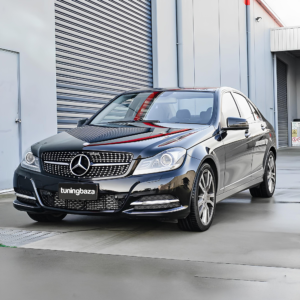Atrapa Grill Mercedes C-Klasa W204 (2007–2014) | Diamond Look | Chrom + Czarny Połysk - obrazek 3