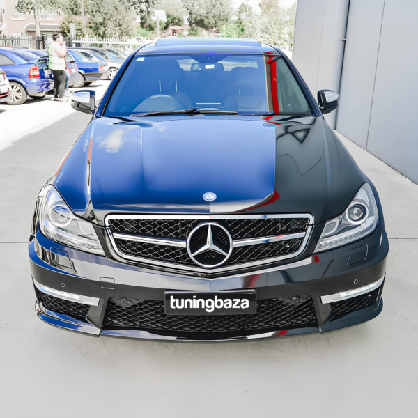 Atrapa Grill SPORT Mercedes C-Klasa W204 (2007–2014) | Czarny + Chrom | NIE PASUJE DO C63 AMG - obrazek 6