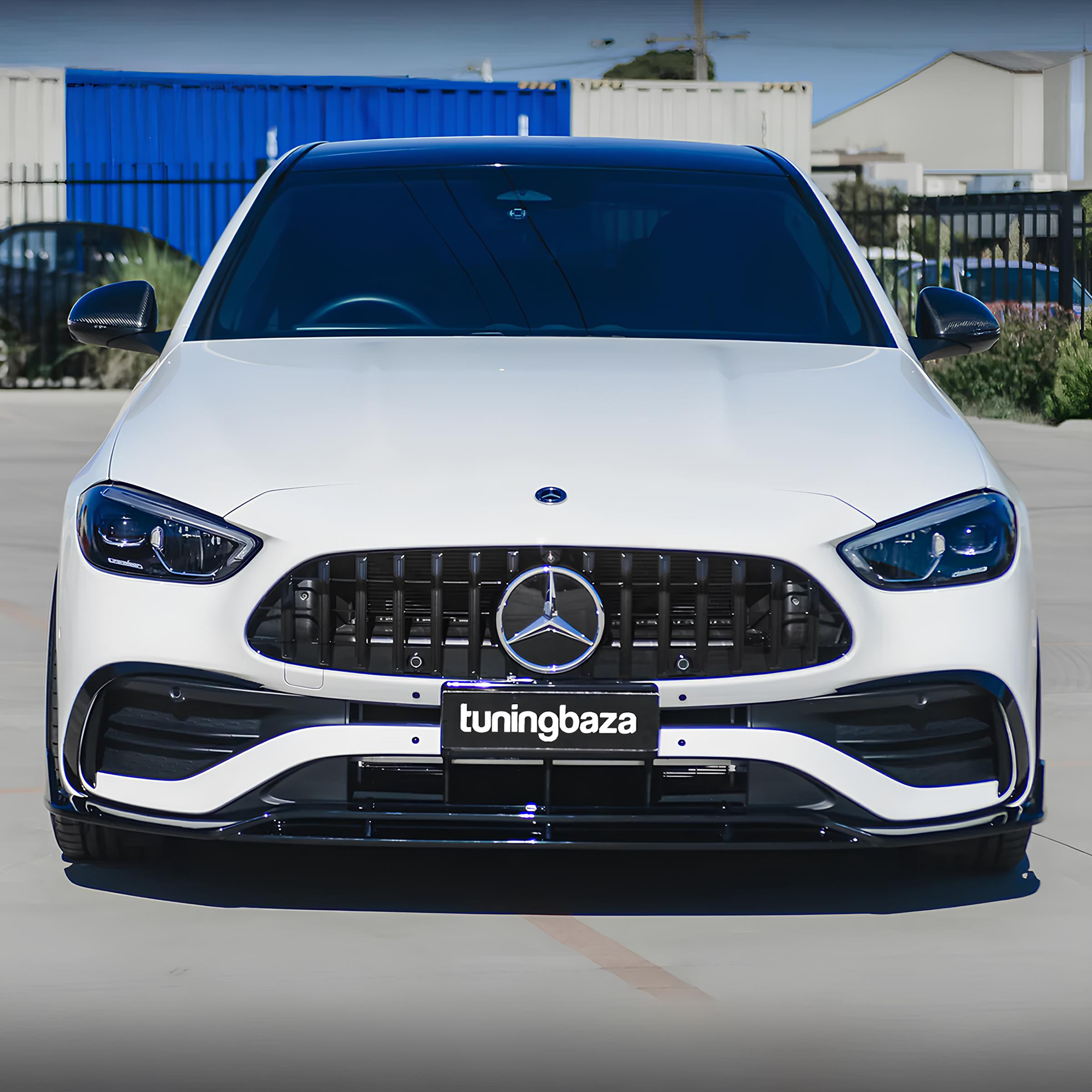 Atrapa Grill GT STYLE CZARNY POŁYSK Mercedes C-Klasa W206 / S206 AMG Line (2022–ON) - obrazek 7