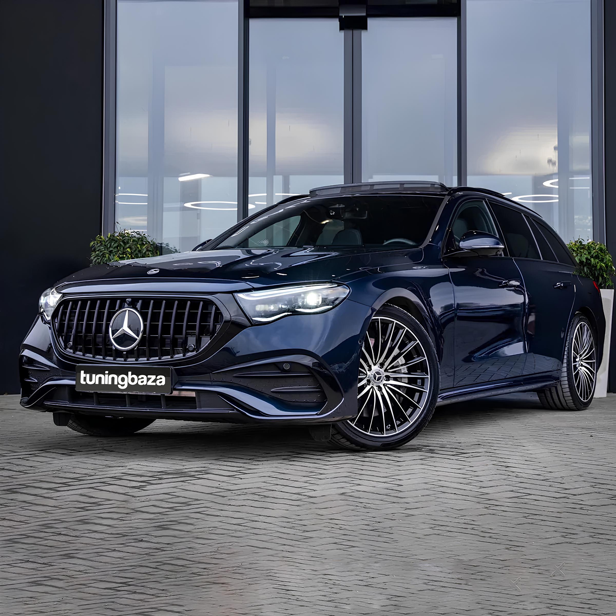 Atrapa Grill GT STYLE ALL BLACK Mercedes E-Class W214/S214/X214 2023–ON (SA-5B6 – podświetlany grill) - obrazek 7