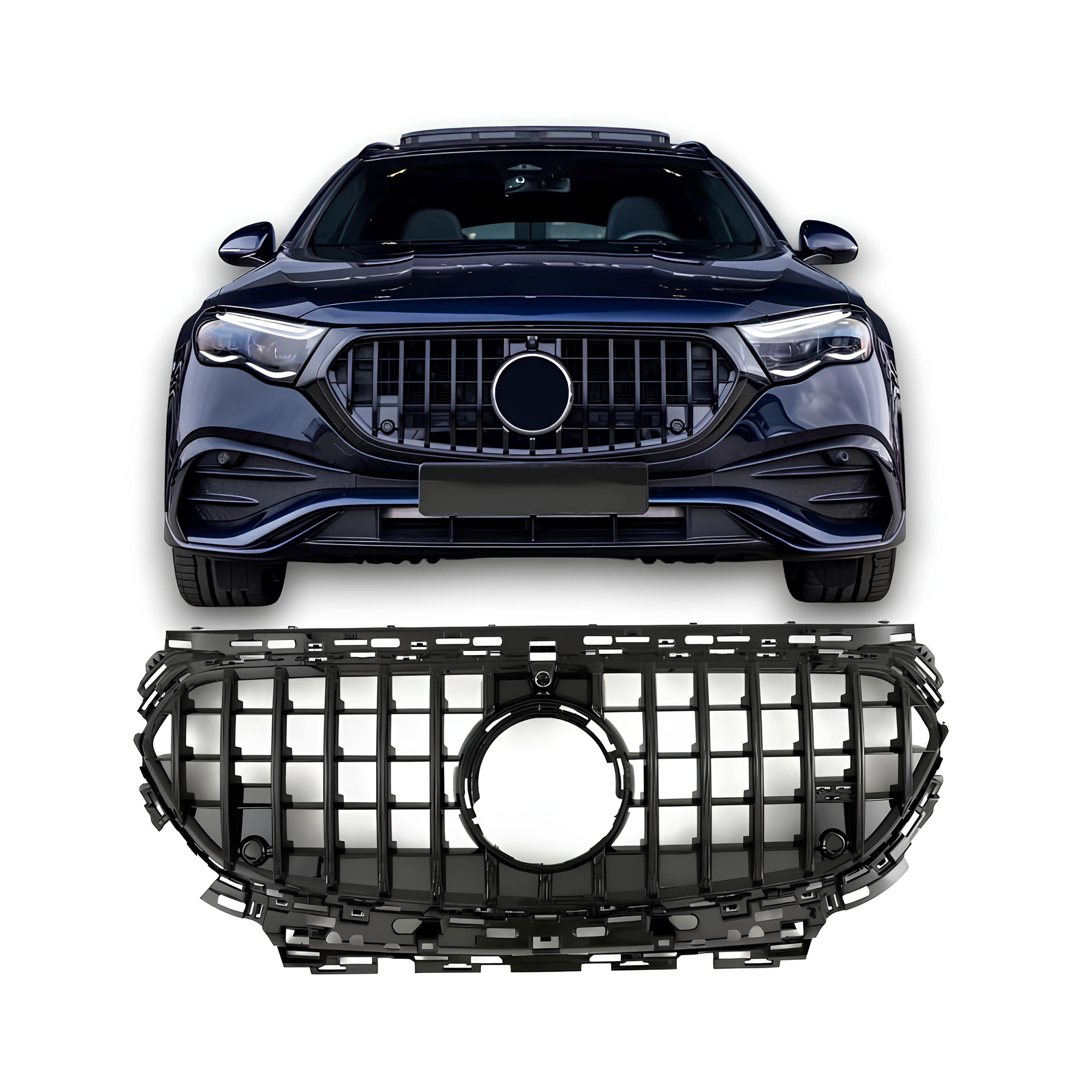 Atrapa Grill GT STYLE ALL BLACK Mercedes E-Class W214/S214/X214 2023–ON (SA-5B6 – podświetlany grill) - obrazek 1