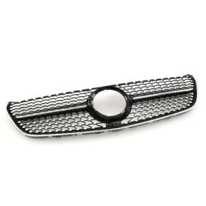 Atrapa grill DIAMOND BLACK Mercedes V-Klasa W447 14–19 Czarny połysk/ Chrom - obrazek 2