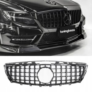 Atrapa Grill PANAMERICANA LOOK Mercedes CLS W218 (2011–2014) | Czarny Połysk 