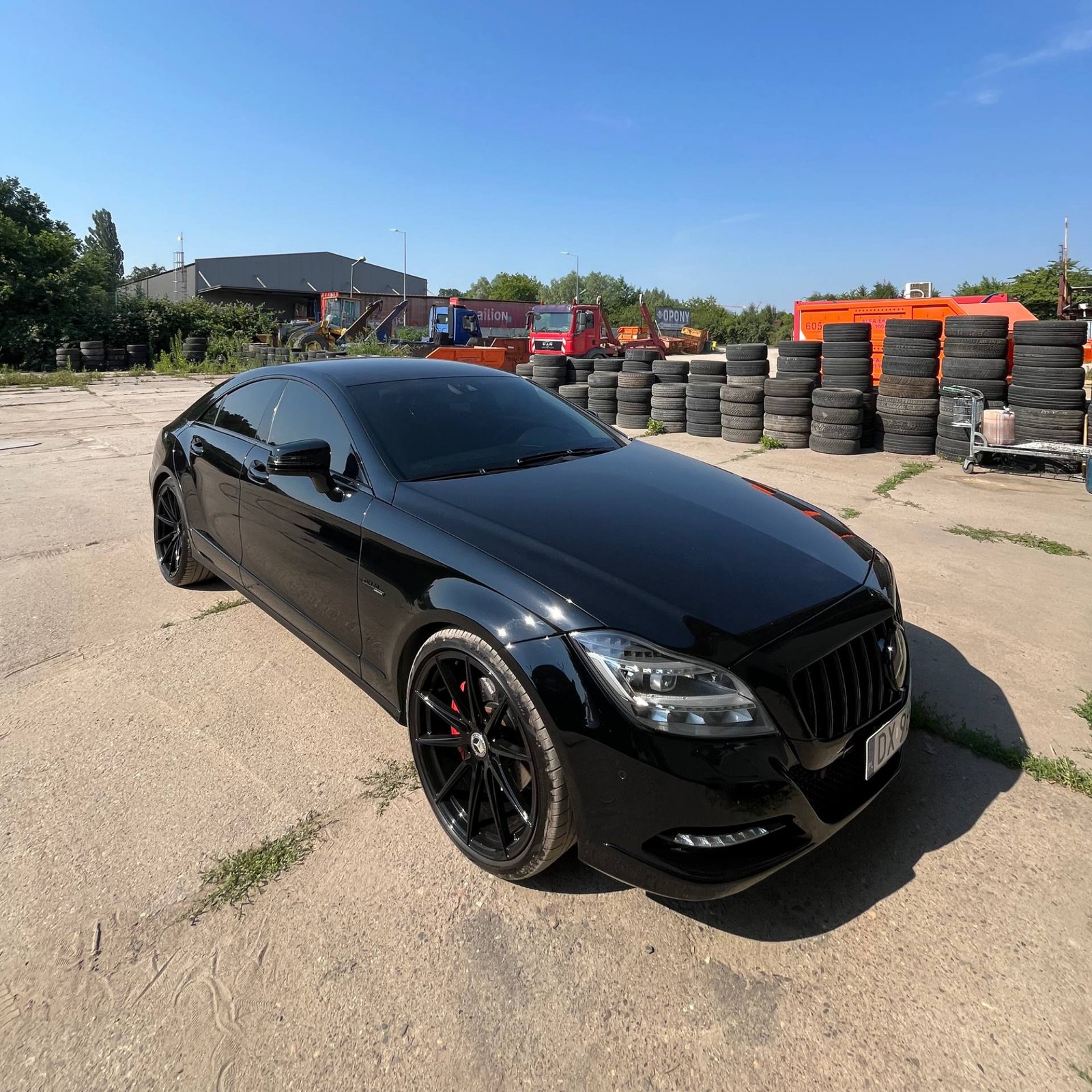 Atrapa Grill Mercedes CLS W218 / X218 (2011–2014) GT-Style (Panamericana) Czarny Połysk - obrazek 8