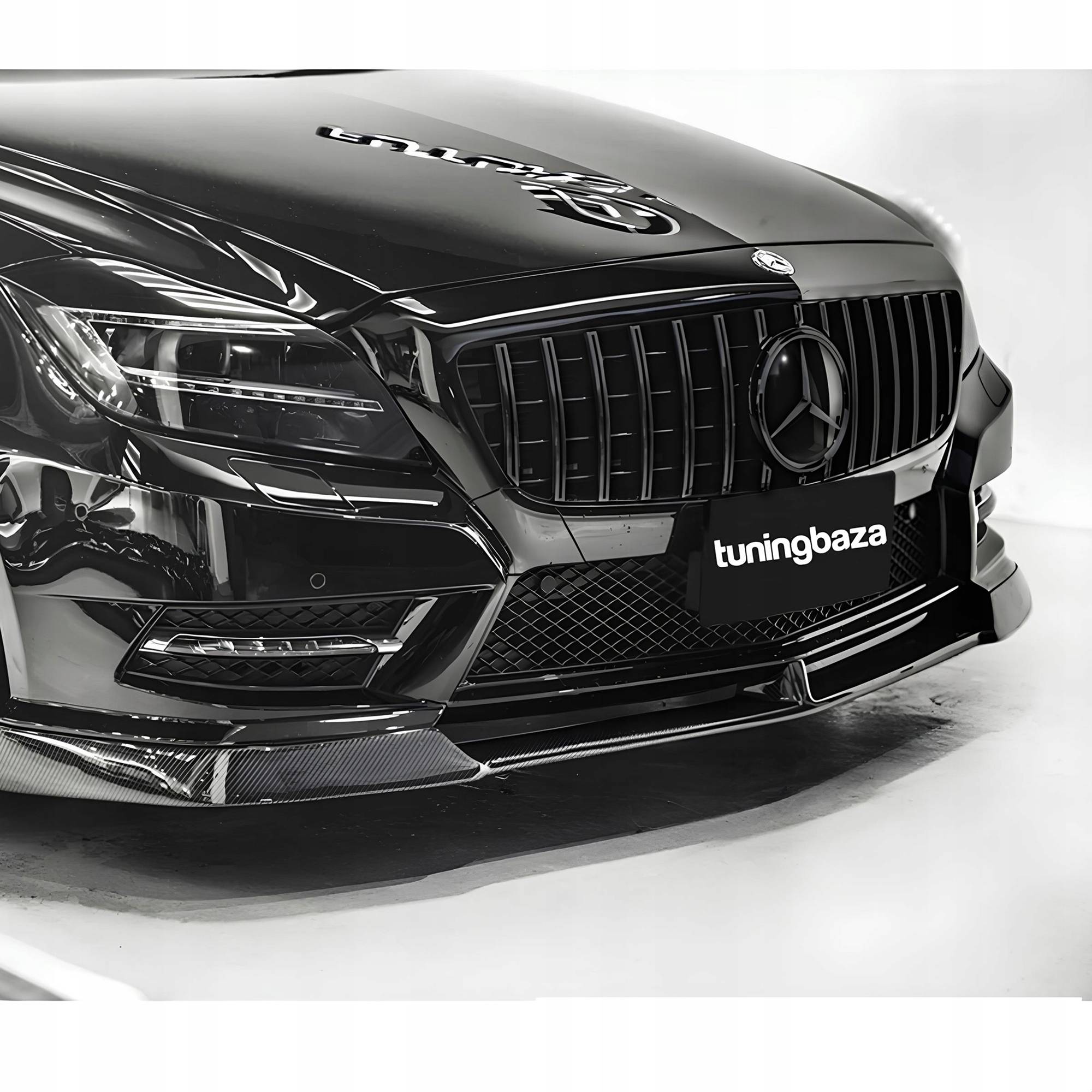 Atrapa Grill PANAMERICANA LOOK Mercedes CLS W218 (2011–2014) | Czarny Połysk - obrazek 7
