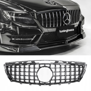 Atrapa Grill PANAMERICANA LOOK Mercedes CLS W218 (2011–2014) | Czarny Połysk 
