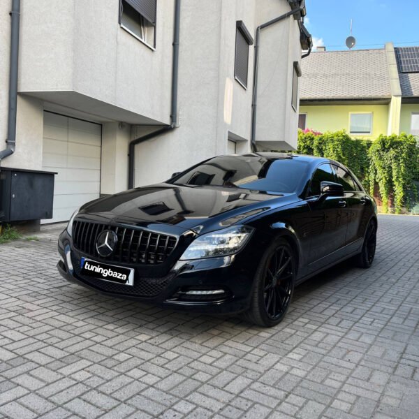 Atrapa Grill Mercedes CLS W218 / X218 (2011–2014) GT-Style (Panamericana) Czarny Połysk - obrazek 5