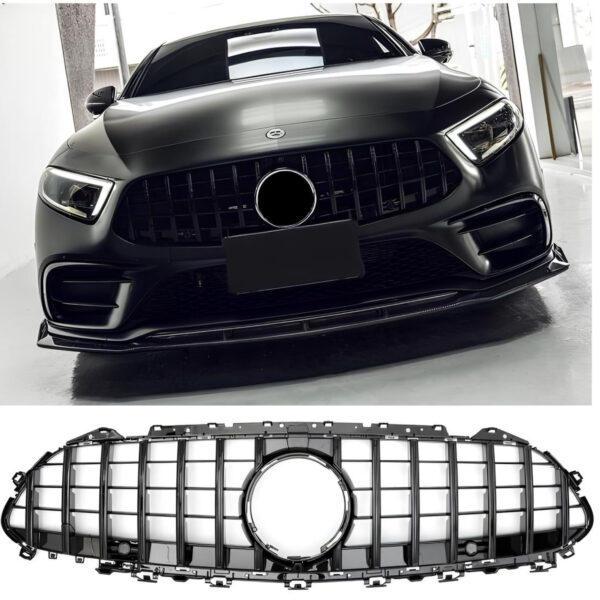 Atrapa grill GT STYLE CZARNY POŁYSK Mercedes CLS C257 / X257 od 2018