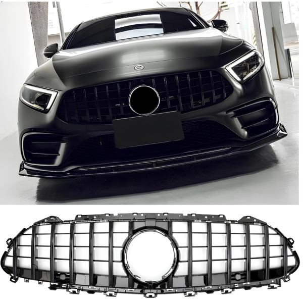 Atrapa Grill GT STYLE CZARNY POŁYSK Mercedes CLS C257 / X257 (2018+)