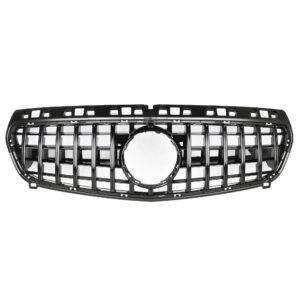 Atrapa grill GT STYLE Mercedes A-Class W176 CZARNY POŁYSK 07/2012–09/2015 (PRE-FACELIFT) - obrazek 4