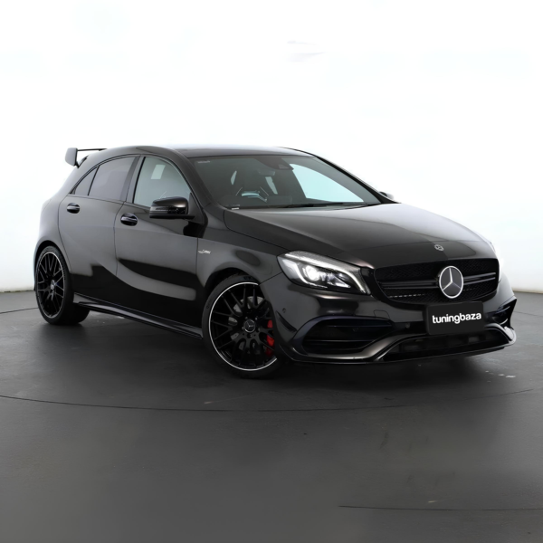 Atrapa Grill GT STYLE Mercedes A-Class W176 POLIFT (2016-2018) CZARNY POŁYSK - obrazek 6