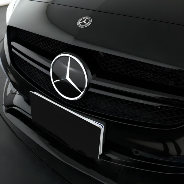 Atrapa Grill GT STYLE Mercedes A-Class W176 POLIFT (2016-2018) CZARNY POŁYSK