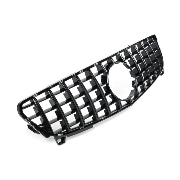 Atrapa Grill Mercedes W176 A176 15–18 AMG GT Panamericana LCI Czarny połysk - obrazek 4