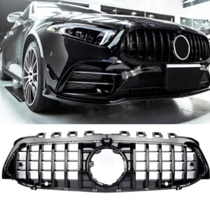 Atrapa grill GT STYLE Mercedes A-Class W177/V177 CZARNY POŁYSK PRE-FACELIFT 06/2018–12/2022
