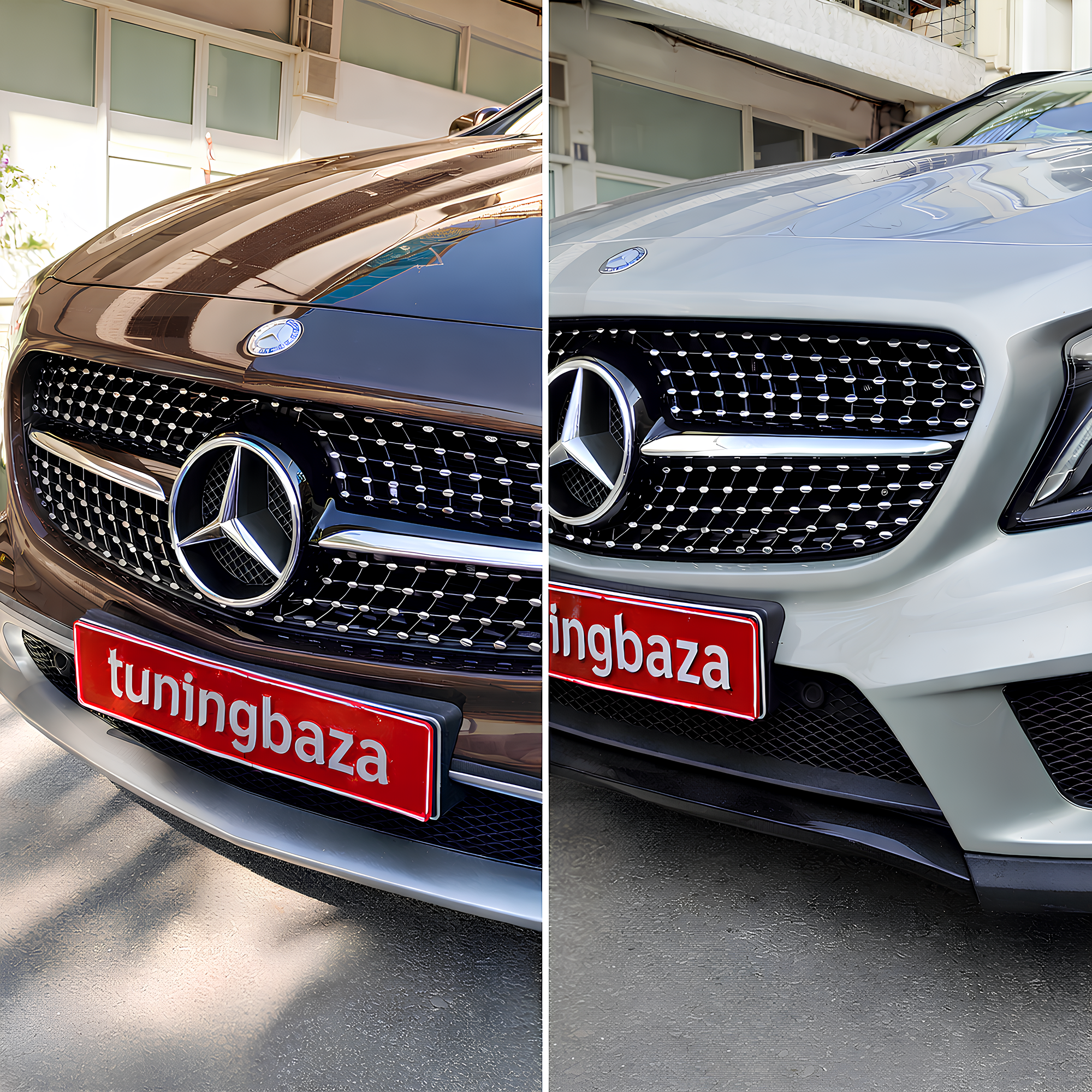 Atrapa Grill DIAMOND Mercedes GLA X156 + CHROM 2013–2016 (PRE-FACELIFT) - obrazek 5