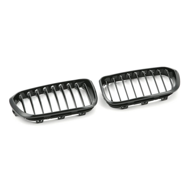 Nerki atrapa grill F20 BMW 1 SERIES CZARNY POŁYSK 1 ŻEBRO LCI 2015–2019 - obrazek 3