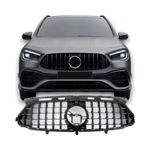 Atrapa grill GT STYLE ALL BLACK Mercedes GLA H247 AMG LINE PRE-FACELIFT 04/2020–06/2023