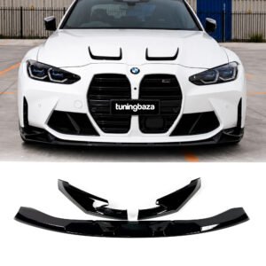 Dokładka Splitter Przód BMW M3 G80 / G81 / M4 G82 / G83 M-Performance Czarny Połysk (2020–2026)