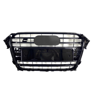 Atrapa Grill AUDI A4 B8 PO LIFT (2011–2015) S4 Style | Czarny Połysk | 1:1 zamiennik - obrazek 4