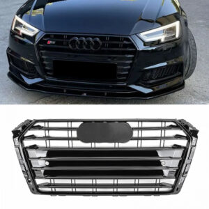 Atrapa grill AUDI A4 B9 (2015–2019) S4 Style | Czarny połysk | 1:1 zamiennik