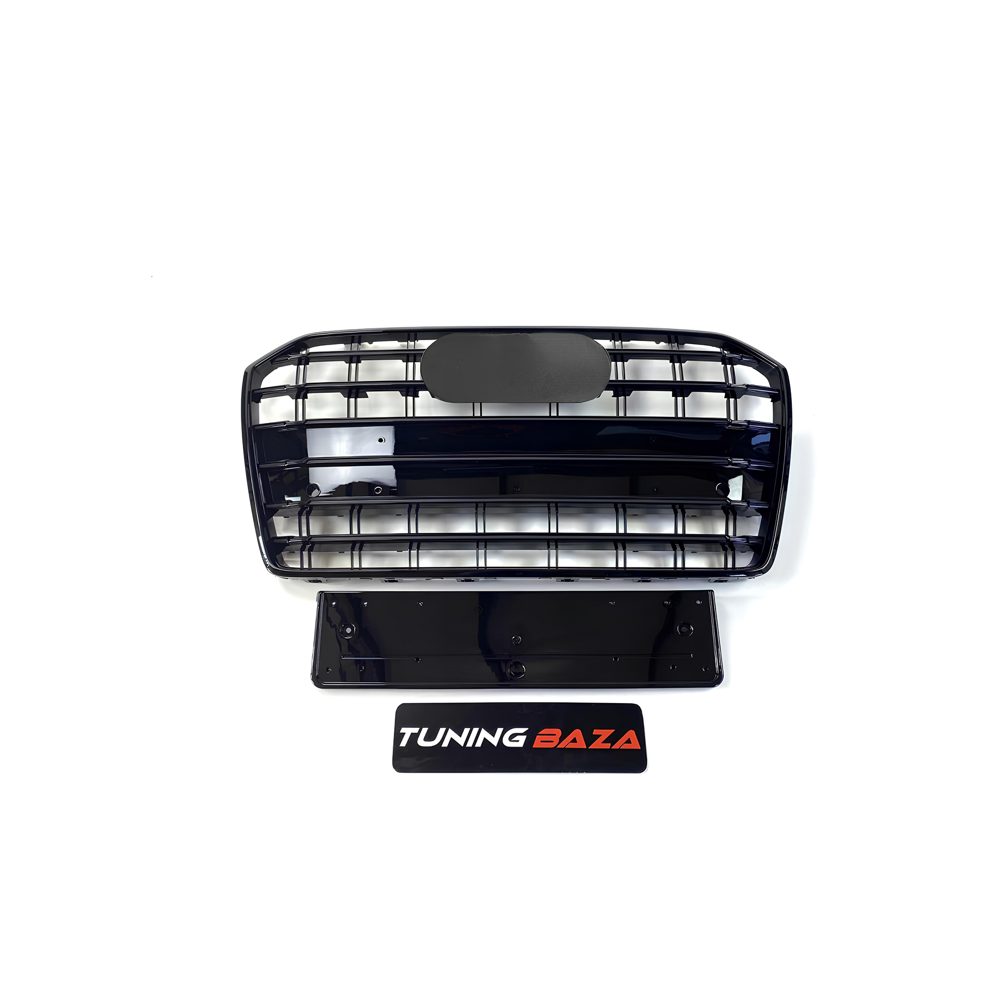Atrapa grill AUDI A6 C7 / 7.5 PO LIFT (2014–2018) | Czarny połysk | 1:1 zamiennik - obrazek 2