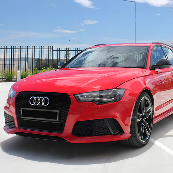 Atrapa Grill AUDI A6 C7 (2011–2014) PRE-LIFT | Czarny Połysk | 1:1 zamiennik - obrazek 4