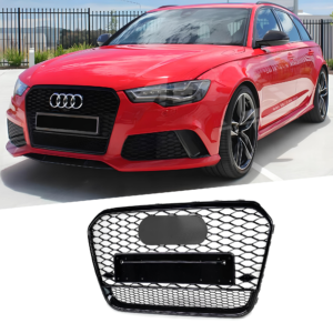 Atrapa Grill AUDI A6 C7 (2011–2014) PRE-LCI | Czarny Połysk | 1:1 zamiennik