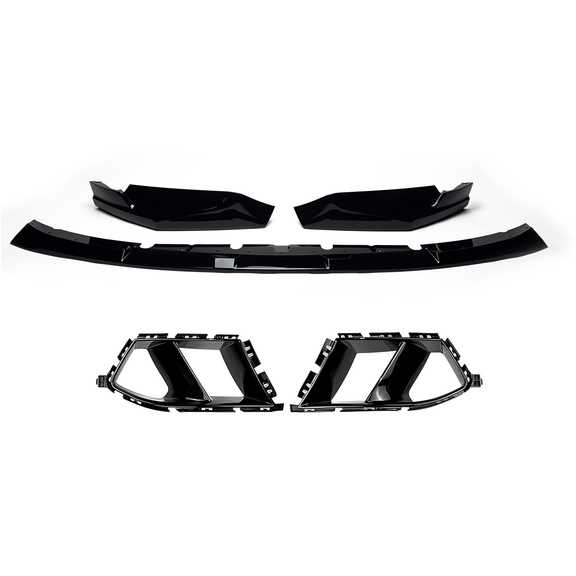 Aerokit (Zestaw dokładek) BMW M3 G80 M-Performance Style Czarny Połysk (2020–2024) - obrazek 2