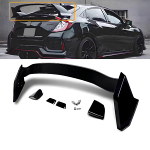 Lotka Spoiler Honda Civic Hatchback Type R Styl Czarny Połysk (2016–2021)
