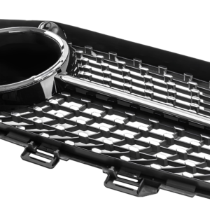 Grill Mercedes-Benz E-Klasy W213 2016–2020 Diamond Style Srebrny + Chrome (Z / BEZ Kamery 360) - obrazek 7