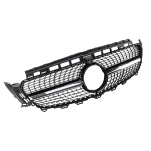 Grill Mercedes-Benz E-Klasy W213 2016–2020 Diamond Style Srebrny + Chrome (Z / BEZ Kamery 360) - obrazek 8