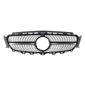 Grill Mercedes-Benz E-Klasy W213 2016–2020 Diamond Style Srebrny + Chrome (Z / BEZ Kamery 360) - obrazek 6