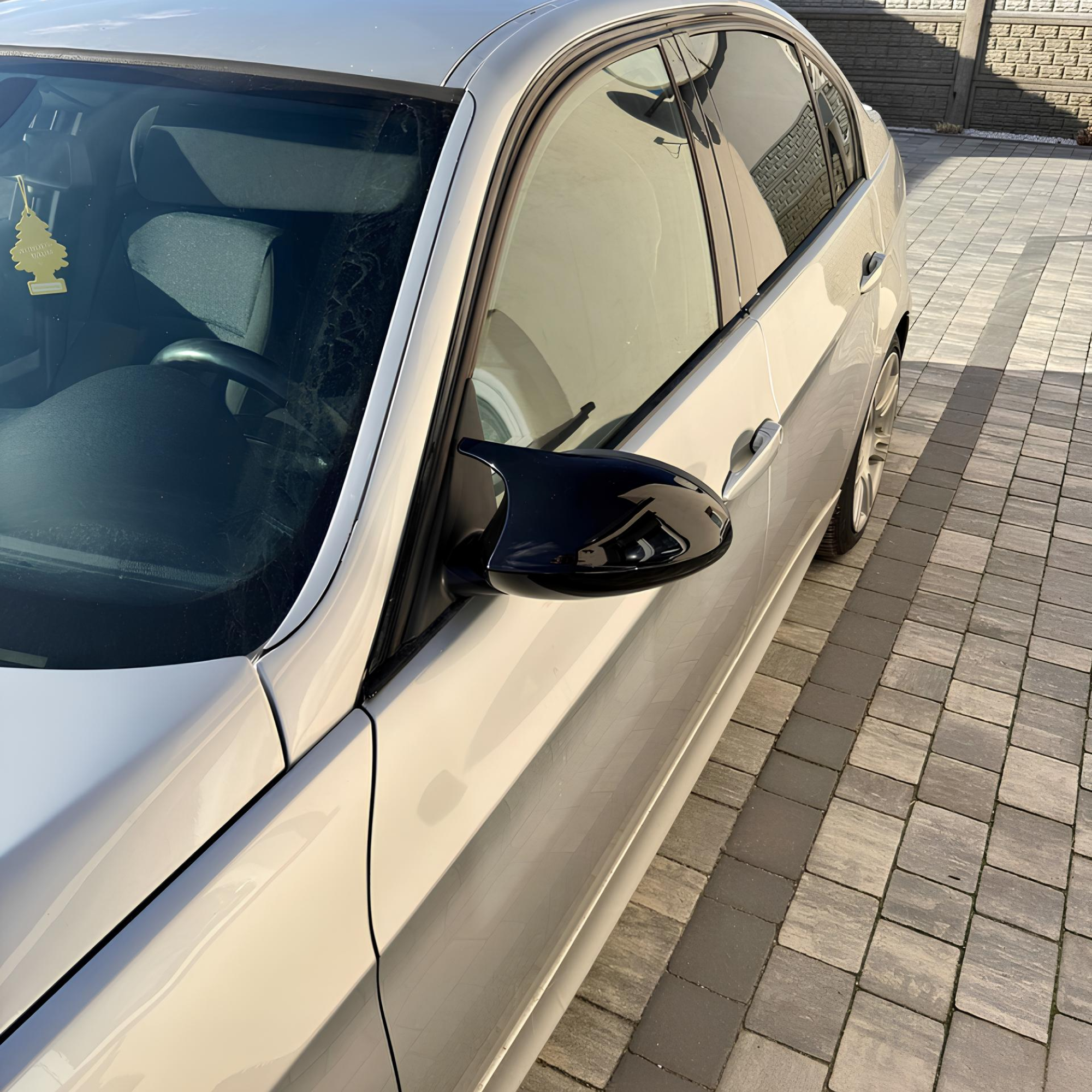 Nakładki obudowa lusterka BMW E90 E91 E92 E93 Przedlift M3 Style Czarne - obrazek 4