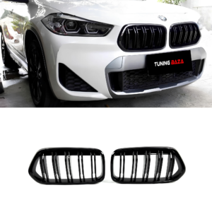 Atrapa Nerki Grill BMW X2 F39 (2018 - 2023) M-Style Czarny Połysk