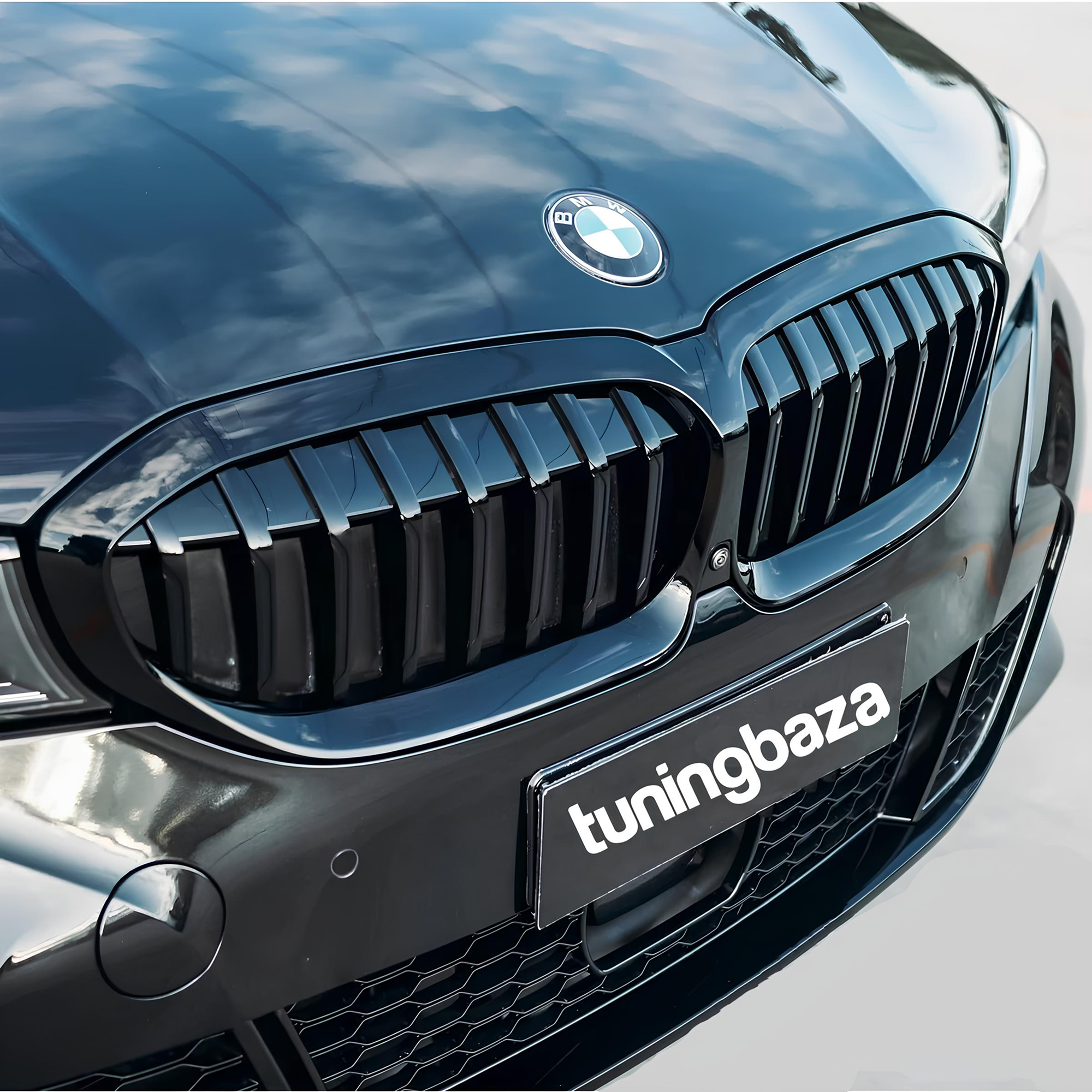 Atrapa Nerki Grill BMW G20 / G21 (2019-2022) PRE-LCI MP Style Czarny Połysk - obrazek 6