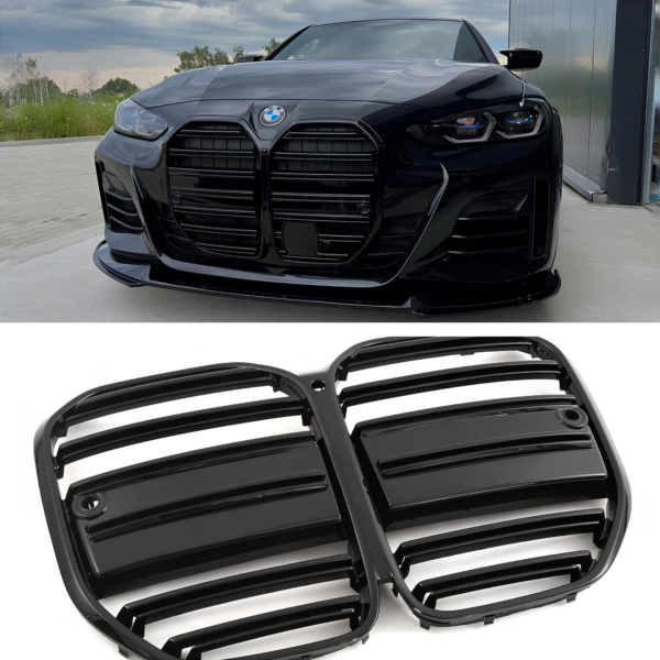 Atrapa Nerki Grill BMW 4 G22 / G23 20-24 MP Style Czarny Połysk (BEZ RADARU)