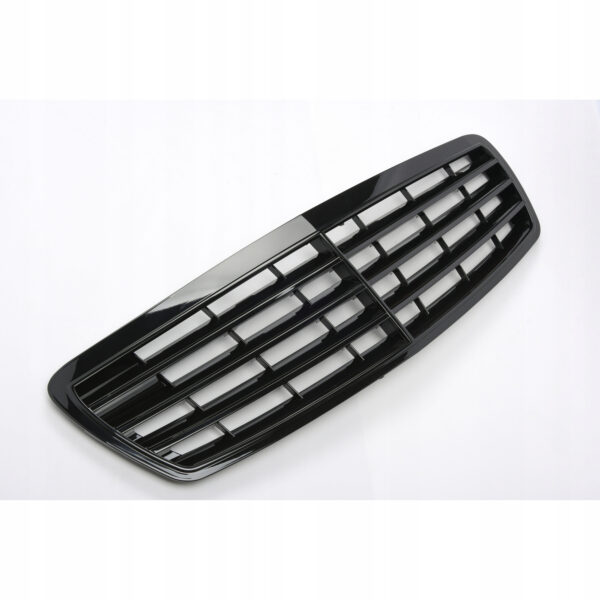 Grill atrapa Mercedes-Benz E-Klasy W211 2002–2006 | Styl AMG | Czarny Połysk (Gloss Black) - obrazek 2