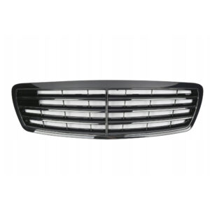 Grill atrapa Mercedes-Benz E-Klasy W211 2002–2006 | Styl AMG | Czarny Połysk (Gloss Black)