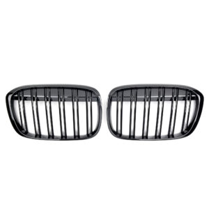 Atrapa Grill (Nerki) BMW X1 F48 Przedlift M-Style Czarny Połysk 2014-2019 - obrazek 2