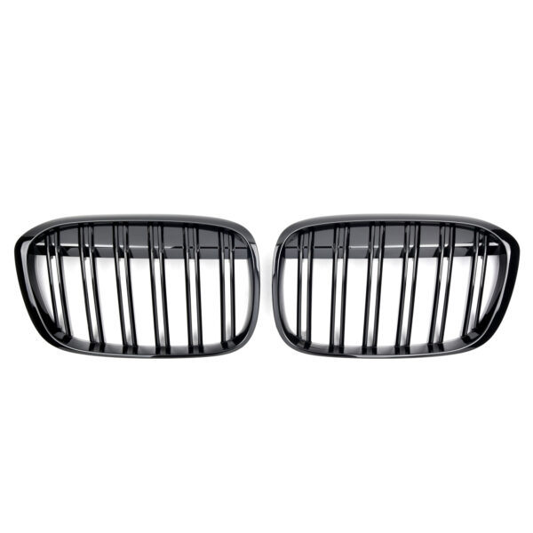 Atrapa Grill (Nerki) BMW X1 F48 Przedlift M-Style Czarny Połysk 2014-2019 - obrazek 2