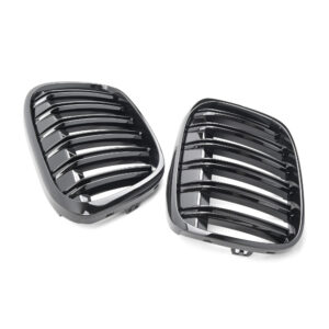 Atrapa Grill (Nerki) BMW X1 F48 Przedlift M-Style Czarny Połysk 2014-2019 - obrazek 6