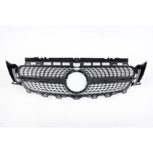 Grill Atrapa Mercedes E-Klasa W213 Diamond Style Czarny + Chrom Z Kamerą - obrazek 5