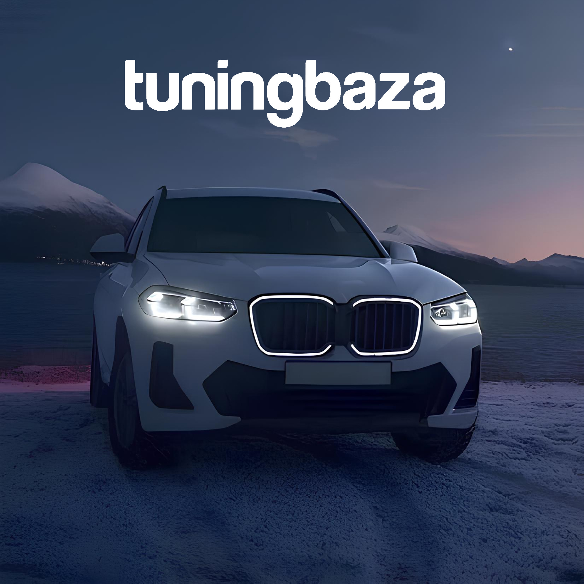 Atrapa nerki BMW X3 G01 / X4 G02 (2017–2021) 1BAR LED Czarny połysk - obrazek 3