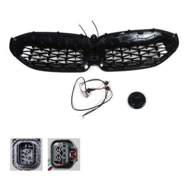Atrapa nerki BMW Seria 3 G20/G21 19–22 Pre-LCI 340i Stye LED Diamond - obrazek 5