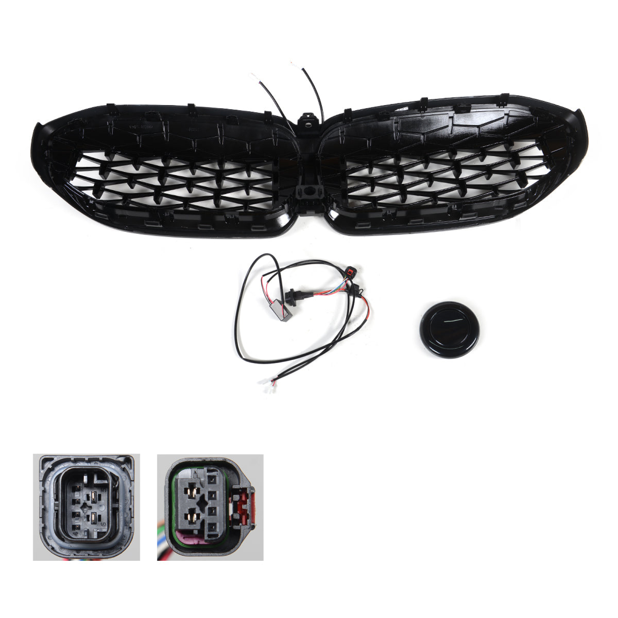 Atrapa nerki BMW Seria 3 G20/G21 19–22 Pre-LCI 340i Stye LED Diamond - obrazek 5